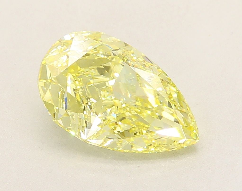 IGI Pear 3.4ct Fancy Intense Yellow VVS2 - Loose Lab Diamond: IGI Pear 3.4ct Fancy Intense Yellow VVS2 - Loose Lab Diamond Item Specifics: Source: This Is A Real Diamond Grown In A Lab Not Mined. Carat: 3.4 Cut: - Color: Fancy Intense Yellow Clarity: VVS2 Polish
