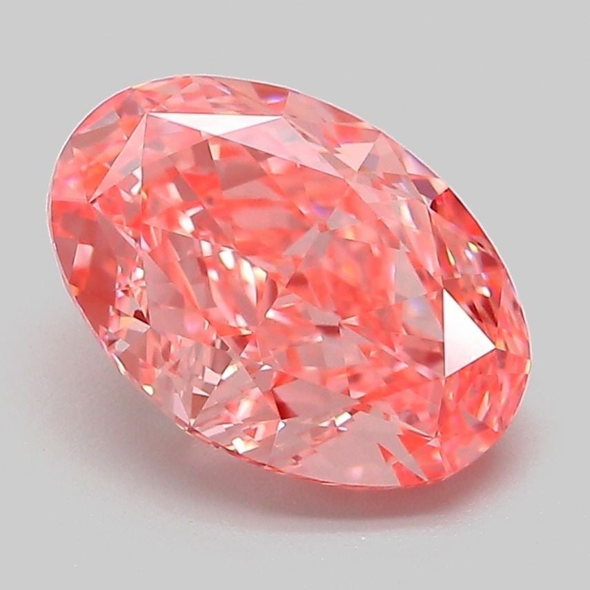 IGI Oval 3.03ct Fancy Vivid Pink VVS2 - Loose Lab Diamond: IGI Oval 3.03ct Fancy Vivid Pink VVS2 - Loose Lab Diamond Item Specifics: Source: This Is A Real Diamond Grown In A Lab Not Mined. Carat: 3.03 Cut: - Color: Fancy Vivid Pink Clarity: VVS2 Polish: EX