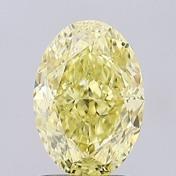 IGI Oval 1.66ct Fancy Intense Yellow VVS2 - Loose Lab Diamond (1 of 1)