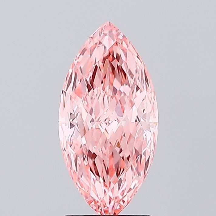 IGI Marquise 2.01ct Fancy Vivid Pink VVS2 - Loose Lab Diamond: IGI Marquise 2.01ct Fancy Vivid Pink VVS2 - Loose Lab Diamond Item Specifics: Source: This Is A Real Diamond Grown In A Lab Not Mined. Carat: 2.01 Cut: - Color: Fancy Vivid Pink Clarity: VVS2 Polish: 