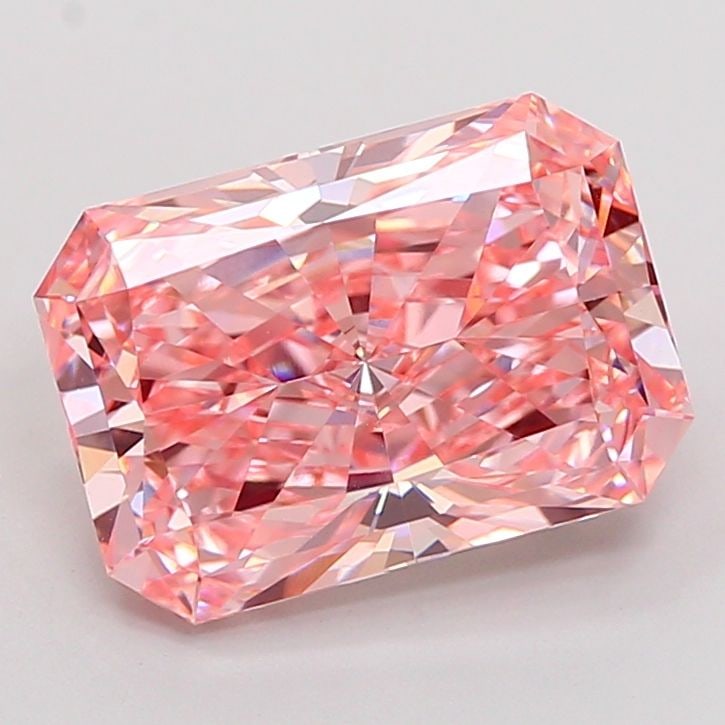 IGI Radiant 4.09ct Fancy Vivid Pink VVS2 - Loose Lab Diamond: IGI Radiant 4.09ct Fancy Vivid Pink VVS2 - Loose Lab Diamond Item Specifics: Source: This Is A Real Diamond Grown In A Lab Not Mined. Carat: 4.09 Cut: - Color: Fancy Vivid Pink Clarity: VVS2 Polish: