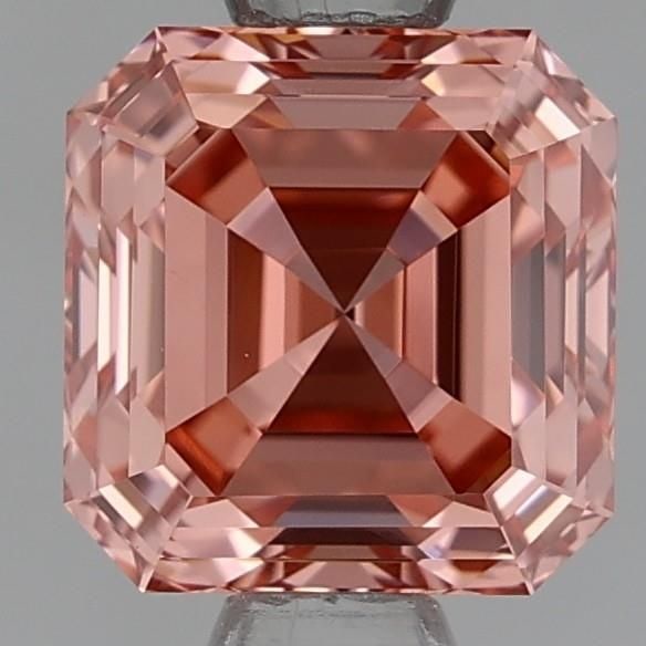 Square Emerald 1.02ct Fancy Orangey Pink VVS2 - Loose Lab Diamond: Square Emerald 1.02ct Fancy Orangey Pink VVS2 - Loose Lab Diamond Item Specifics: Source: This Is A Real Diamond Grown In A Lab Not Mined. Carat: 1.02 Cut: - Color: Fancy Orangey Pink Clarity: VVS2 Po