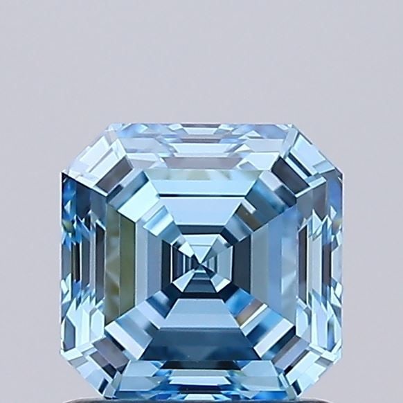 IGI Asscher 1.02ct Fancy Vivid Blue IF - Loose Lab Diamond: IGI Asscher 1.02ct Fancy Vivid Blue IF - Loose Lab Diamond Item Specifics: Source: This Is A Real Diamond Grown In A Lab Not Mined. Carat: 1.02 Cut: - Color: Fancy Vivid Blue Clarity: IF Polish: EX