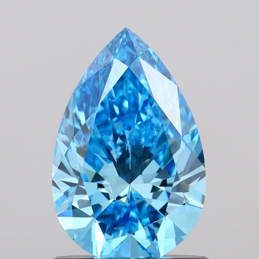 IGI Pear 1.0ct Fancy Vivid Blue VVS2 - Loose Lab Diamond: IGI Pear 1.0ct Fancy Vivid Blue VVS2 - Loose Lab Diamond Item Specifics: Source: This Is A Real Diamond Grown In A Lab Not Mined. Carat: 1.0 Cut: - Color: Fancy Vivid Blue Clarity: VVS2 Polish: EX Sym