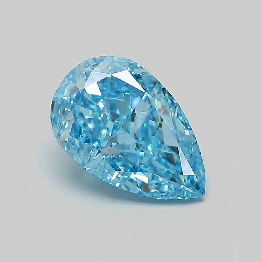 IGI Pear 1.94ct Fancy Vivid Blue VVS2 - Loose Lab Diamond: IGI Pear 1.94ct Fancy Vivid Blue VVS2 - Loose Lab Diamond Item Specifics: Source: This Is A Real Diamond Grown In A Lab Not Mined. Carat: 1.94 Cut: - Color: Fancy Vivid Blue Clarity: VVS2 Polish: EX S