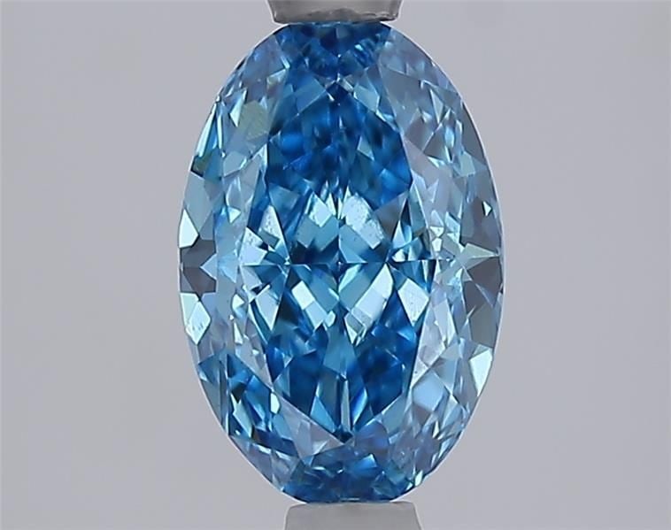 IGI Oval 1.53ct Fancy Vivid Blue VVS2 - Loose Lab Diamond: IGI Oval 1.53ct Fancy Vivid Blue VVS2 - Loose Lab Diamond Item Specifics: Source: This Is A Real Diamond Grown In A Lab Not Mined. Carat: 1.53 Cut: - Color: Fancy Vivid Blue Clarity: VVS2 Polish: EX S