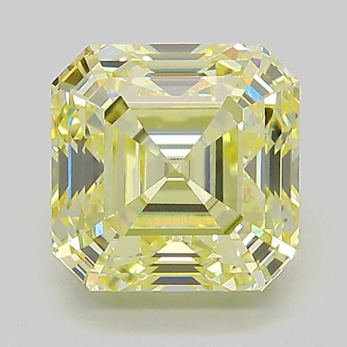 IGI Square Emerald 2.34ct Fancy Intense Yellow VVS2 - Loose Lab Diamond (1 of 1)