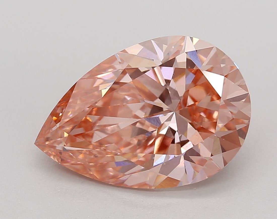 IGI Pear 4.08ct Fancy Vivid Pink VVS2 - Loose Lab Diamond: IGI Pear 4.08ct Fancy Vivid Pink VVS2 - Loose Lab Diamond Item Specifics: Source: This Is A Real Diamond Grown In A Lab Not Mined. Carat: 4.08 Cut: - Color: Fancy Vivid Pink Clarity: VVS2 Polish: EX S