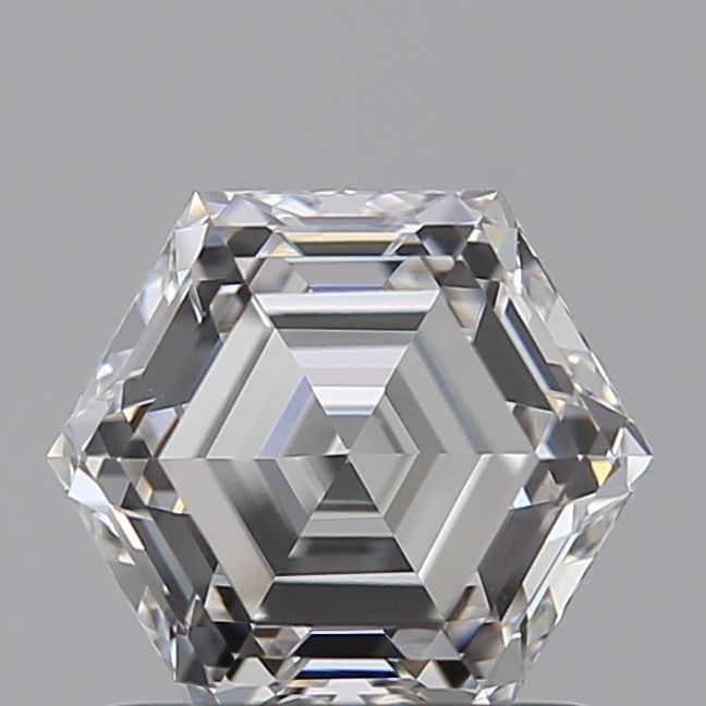 Hexagonal 1.09ct E VVS2 - Loose Lab Diamond: Hexagonal 1.09ct E VVS2 - Loose Lab Diamond Item Specifics: Source: This Is A Real Diamond Grown In A Lab Not Mined. Carat: 1.09 Cut: - Color: E Clarity: VVS2 Polish: EX Symmetry: EX Measurements: