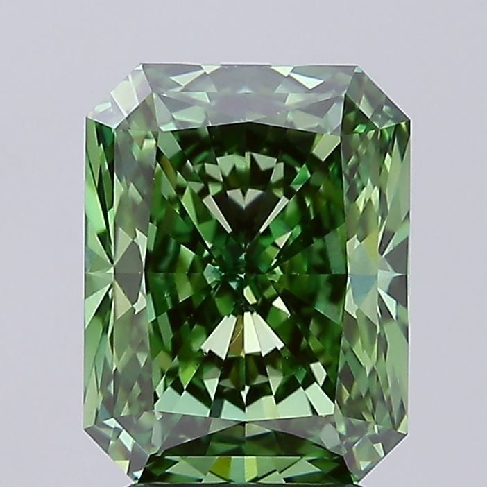 IGI Radiant 3.54ct Fancy Vivid Green VVS2 - Loose Lab Diamond: IGI Radiant 3.54ct Fancy Vivid Green VVS2 - Loose Lab Diamond Item Specifics: Source: This Is A Real Diamond Grown In A Lab Not Mined. Carat: 3.54 Cut: - Color: Fancy Vivid Green Clarity: VVS2 Polish: