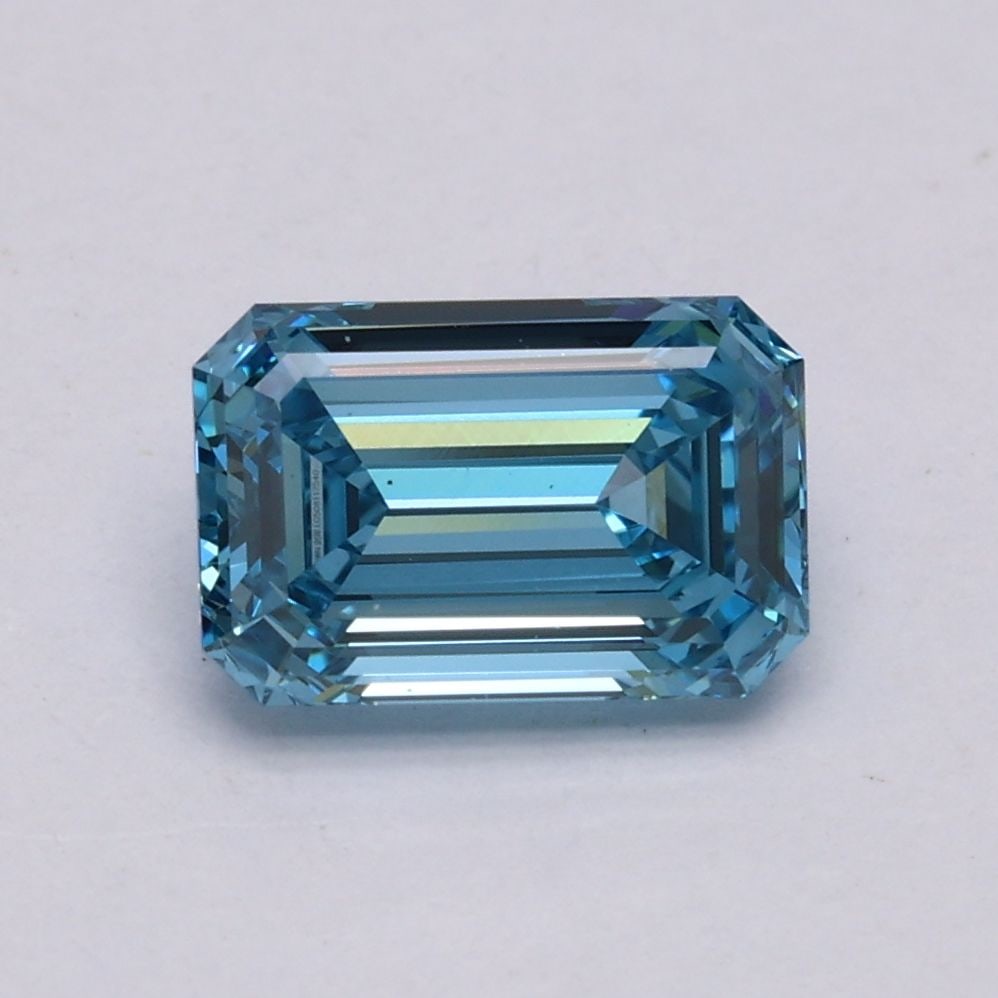 IGI Emerald 1.11ct Fancy Intense Blue VVS2 - Loose Lab Diamond: IGI Emerald 1.11ct Fancy Intense Blue VVS2 - Loose Lab Diamond Item Specifics: Source: This Is A Real Diamond Grown In A Lab Not Mined. Carat: 1.11 Cut: - Color: Fancy Intense Blue Clarity: VVS2 Polis