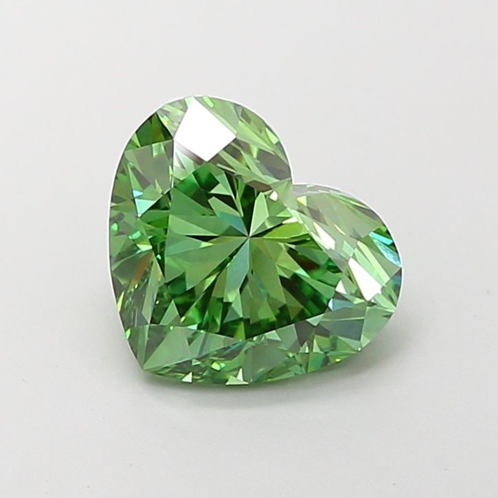 IGI Heart 2.93ct Fancy Vivid Green VVS2 - Loose Lab Diamond: IGI Heart 2.93ct Fancy Vivid Green VVS2 - Loose Lab Diamond Item Specifics: Source: This Is A Real Diamond Grown In A Lab Not Mined. Carat: 2.93 Cut: - Color: Fancy Vivid Green Clarity: VVS2 Polish: E