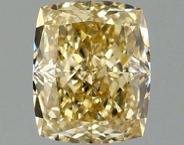 IGI Cushion Modified 1.59ct Fancy Vivid Yellow VVS2 - Loose Lab Diamond (1 of 1)