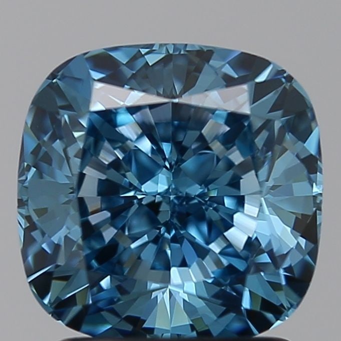 Cushion Brilliant 2.08ct Blue VVS1 - Loose Lab Diamond: Cushion Brilliant 2.08ct Blue VVS1 - Loose Lab Diamond Item Specifics: Source: This Is A Real Diamond Grown In A Lab Not Mined. Carat: 2.08 Cut: - Color: Blue Clarity: VVS1 Polish: EX Symmetry: EX Mea