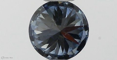IGI Round 0.36ct Fancy Vivid Blue VVS1 - Loose Lab Diamond (1 of 1)
