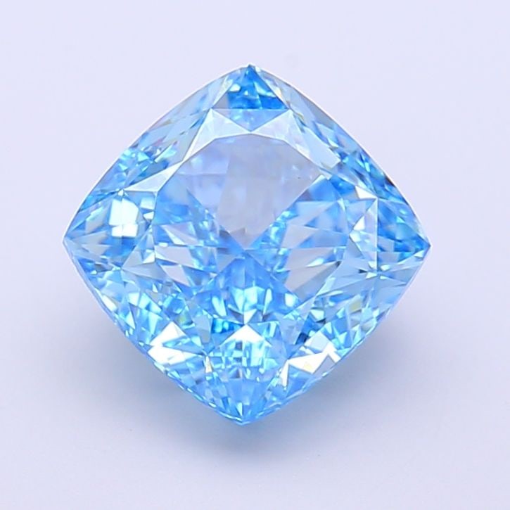 IGI Cushion Modified 2.96ct Fancy Vivid Blue VVS2 - Loose Lab Diamond: IGI Cushion Modified 2.96ct Fancy Vivid Blue VVS2 - Loose Lab Diamond Item Specifics: Source: This Is A Real Diamond Grown In A Lab Not Mined. Carat: 2.96 Cut: - Color: Fancy Vivid Blue Clarity: VVS2 