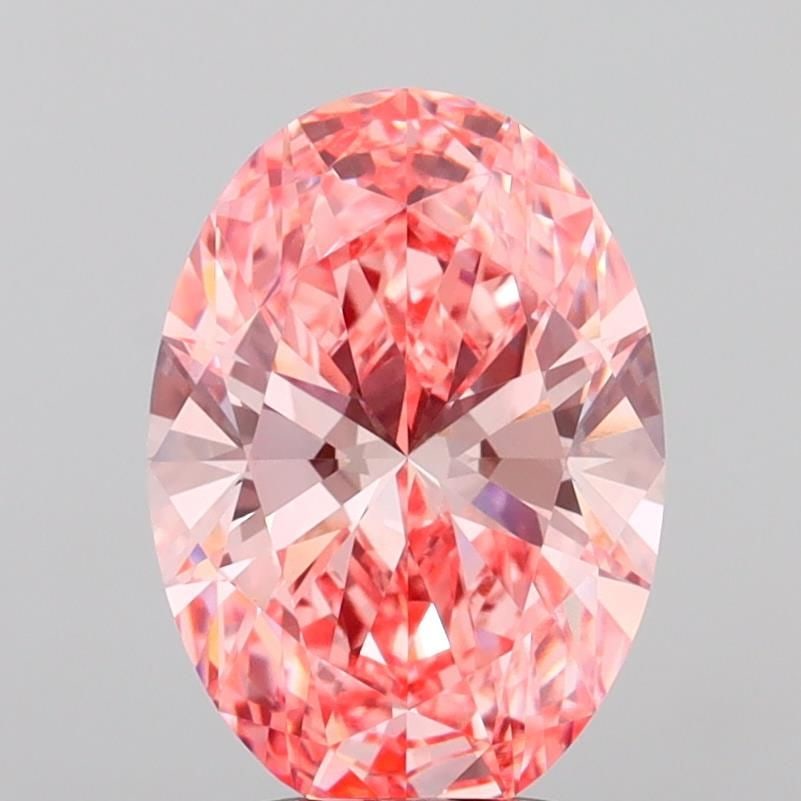 IGI Oval 3.06ct Fancy Vivid Pink VVS2 - Loose Lab Diamond: IGI Oval 3.06ct Fancy Vivid Pink VVS2 - Loose Lab Diamond Item Specifics: Source: This Is A Real Diamond Grown In A Lab Not Mined. Carat: 3.06 Cut: - Color: Fancy Vivid Pink Clarity: VVS2 Polish: EX