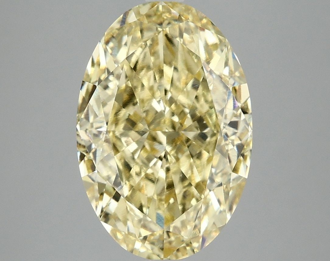 IGI Oval 5.06ct Fancy Intense Yellow VVS2 - Loose Lab Diamond (1 of 1)