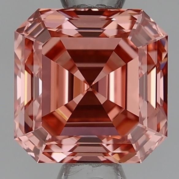 Square Emerald 1.01ct Fancy Orangey Pink VVS2 - Loose Lab Diamond: Square Emerald 1.01ct Fancy Orangey Pink VVS2 - Loose Lab Diamond Item Specifics: Source: This Is A Real Diamond Grown In A Lab Not Mined. Carat: 1.01 Cut: - Color: Fancy Orangey Pink Clarity: VVS2 Po