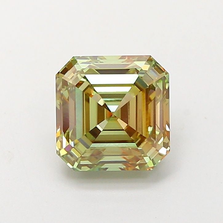 IGI Asscher 2.11ct Fancy Green VVS2 - Loose Lab Diamond: IGI Asscher 2.11ct Fancy Green VVS2 - Loose Lab Diamond Item Specifics: Source: This Is A Real Diamond Grown In A Lab Not Mined. Carat: 2.11 Cut: - Color: Fancy Green Clarity: VVS2 Polish: EX Symmetry