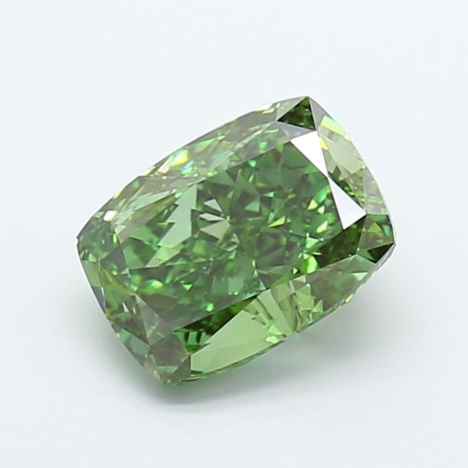 IGI Cushion Modified 3.03ct Fancy Vivid Green VVS2 - Loose Lab Diamond: IGI Cushion Modified 3.03ct Fancy Vivid Green VVS2 - Loose Lab Diamond Item Specifics: Source: This Is A Real Diamond Grown In A Lab Not Mined. Carat: 3.03 Cut: - Color: Fancy Vivid Green Clarity: