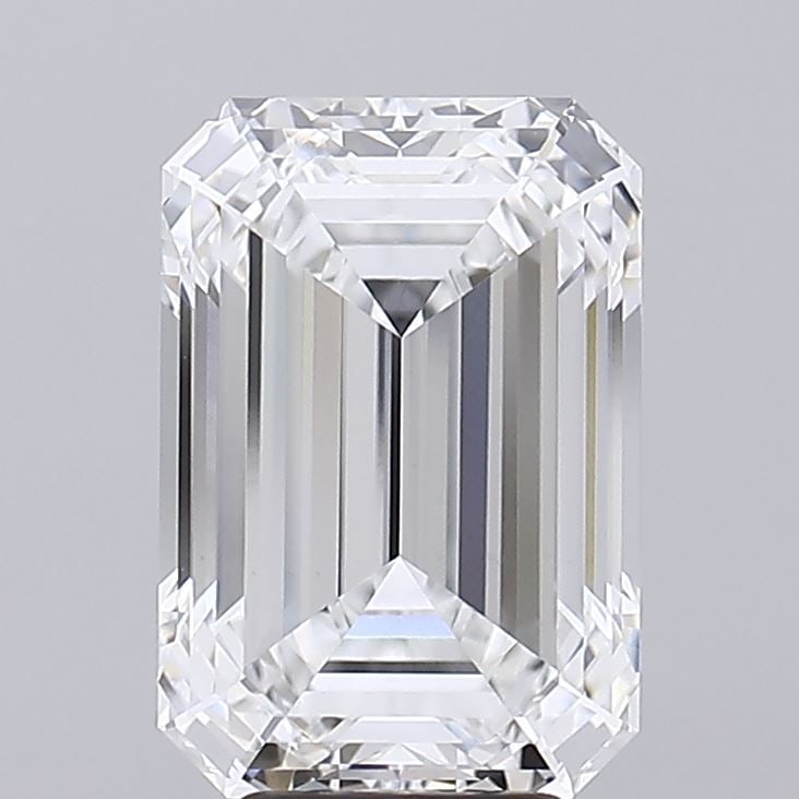 GIA Emerald 4.96ct E VVS2 - Loose Lab Diamond: GIA Emerald 4.96ct E VVS2 - Loose Lab Diamond Item Specifics: Source: This Is A Real Diamond Grown In A Lab Not Mined. Carat: 4.96 Cut: - Color: E Clarity: VVS2 Polish: EX Symmetry: EX Measurements: 1