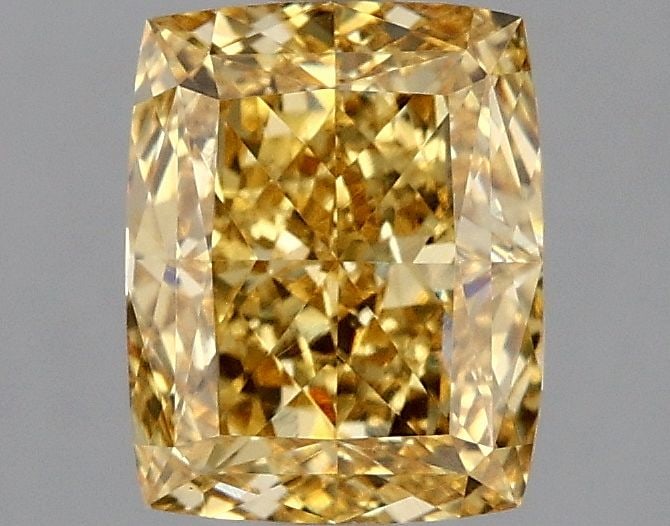 IGI Cushion Modified 1.99ct Fancy Vivid Yellow VVS2 - Loose Lab Diamond: IGI Cushion Modified 1.99ct Fancy Vivid Yellow VVS2 - Loose Lab Diamond Item Specifics: Source: This Is A Real Diamond Grown In A Lab Not Mined. Carat: 1.99 Cut: - Color: Fancy Vivid Yellow Clarity: