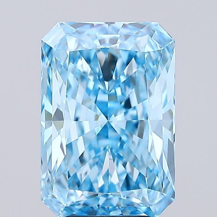 IGI Radiant 5.07ct Fancy Vivid Blue VVS2 - Loose Lab Diamond: IGI Radiant 5.07ct Fancy Vivid Blue VVS2 - Loose Lab Diamond Item Specifics: Source: This Is A Real Diamond Grown In A Lab Not Mined. Carat: 5.07 Cut: - Color: Fancy Vivid Blue Clarity: VVS2 Polish: