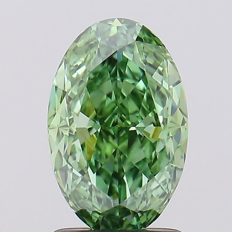 IGI Oval 1.79ct Fancy Vivid Green VVS1 - Loose Lab Diamond: IGI Oval 1.79ct Fancy Vivid Green VVS1 - Loose Lab Diamond Item Specifics: Source: This Is A Real Diamond Grown In A Lab Not Mined. Carat: 1.79 Cut: - Color: Fancy Vivid Green Clarity: VVS1 Polish: