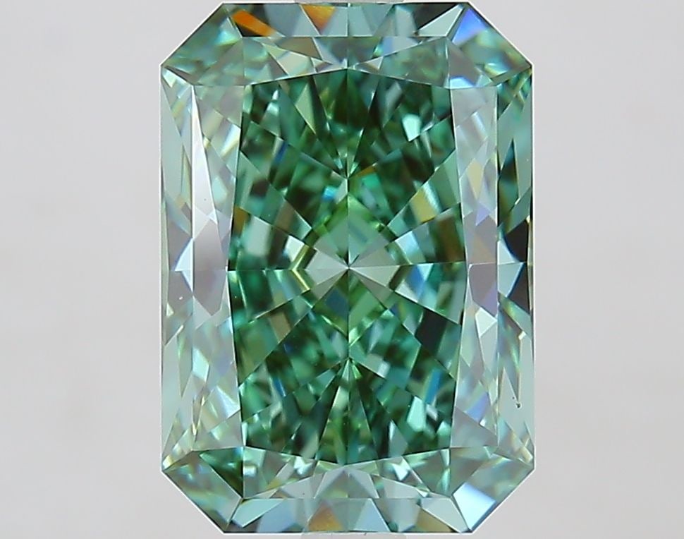 IGI Radiant 3.06ct Fancy Vivid Green VVS2 - Loose Lab Diamond: IGI Radiant 3.06ct Fancy Vivid Green VVS2 - Loose Lab Diamond Item Specifics: Source: This Is A Real Diamond Grown In A Lab Not Mined. Carat: 3.06 Cut: - Color: Fancy Vivid Green Clarity: VVS2 Polish: