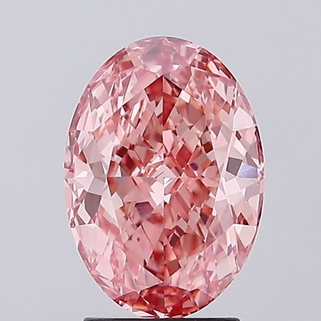 IGI Oval 3.01ct Fancy Vivid Pink VVS2 - Loose Lab Diamond: IGI Oval 3.01ct Fancy Vivid Pink VVS2 - Loose Lab Diamond Item Specifics: Source: This Is A Real Diamond Grown In A Lab Not Mined. Carat: 3.01 Cut: - Color: Fancy Vivid Pink Clarity: VVS2 Polish: EX