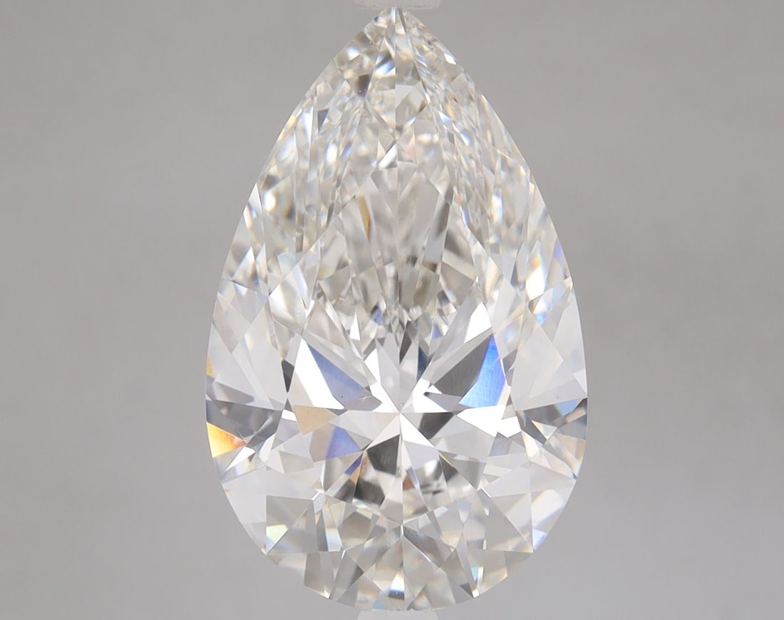 IGI Pear 5.0ct G VVS2 - Loose Lab Diamond: IGI Pear 5.0ct G VVS2 - Loose Lab Diamond Item Specifics: Source: This Is A Real Diamond Grown In A Lab Not Mined. Carat: 5.0 Cut: - Color: G Clarity: VVS2 Polish: EX Symmetry: VG Measurements:
