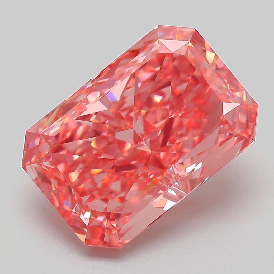 IGI Radiant 5.11ct Fancy Vivid Pink VVS2 - Loose Lab Diamond: IGI Radiant 5.11ct Fancy Vivid Pink VVS2 - Loose Lab Diamond Item Specifics: Source: This Is A Real Diamond Grown In A Lab Not Mined. Carat: 5.11 Cut: - Color: Fancy Vivid Pink Clarity: VVS2 Polish: E
