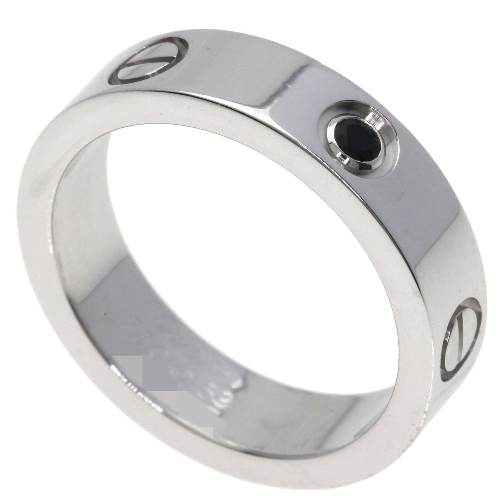 White Gold Cartier Band Ring 18K: White Gold Cartier Band Ring 18K This 18K white gold Cartier band ring features a classic design, showcasing the luxury and sophistication of the iconic brand. The ring bears a few traces of usage,