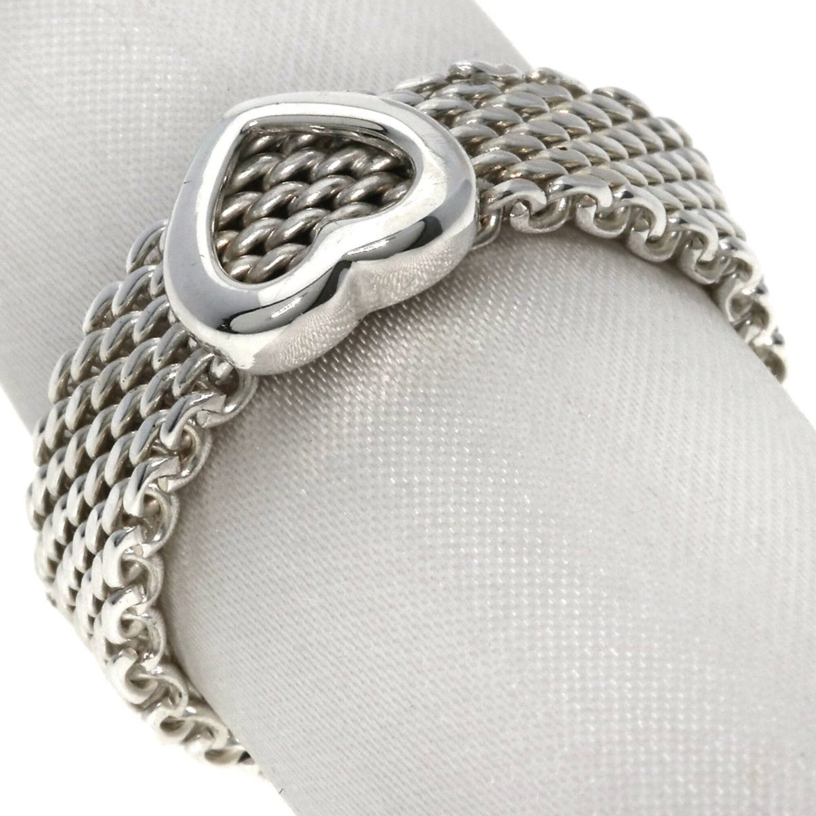 Silver Ring Tiffany Band - 2