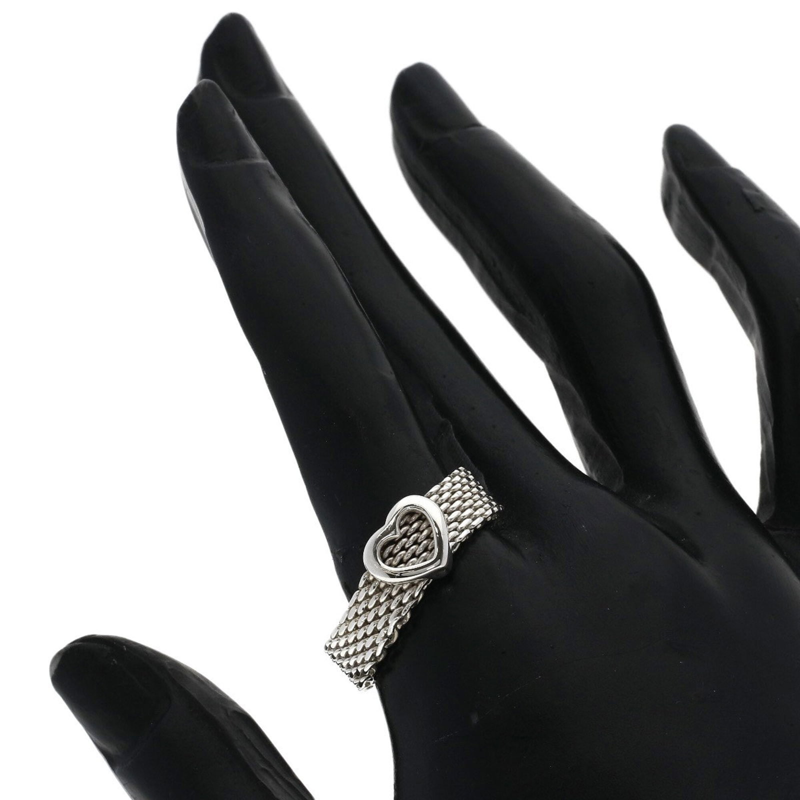 Silver Ring Tiffany Band - 5