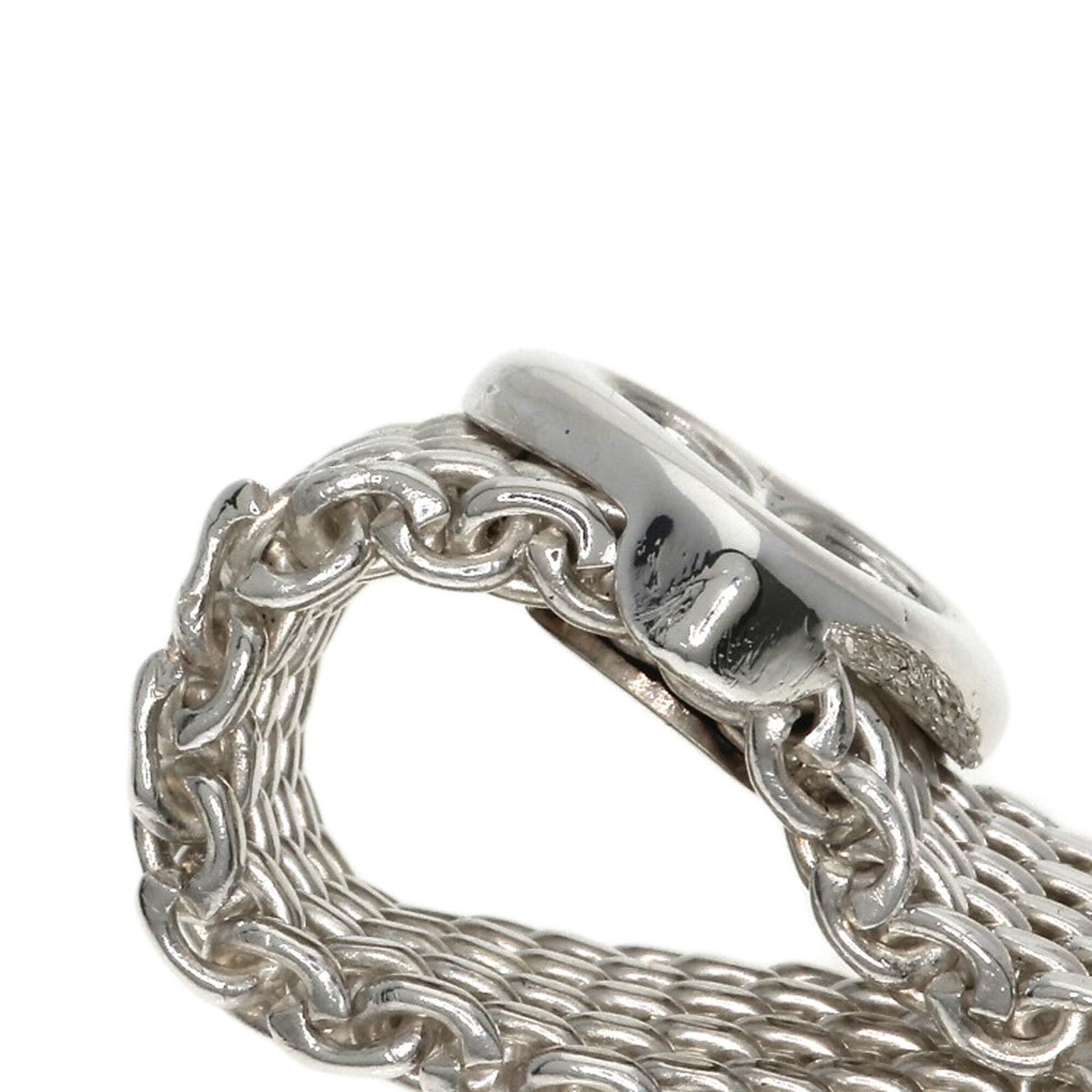 Silver Ring Tiffany Band - 8