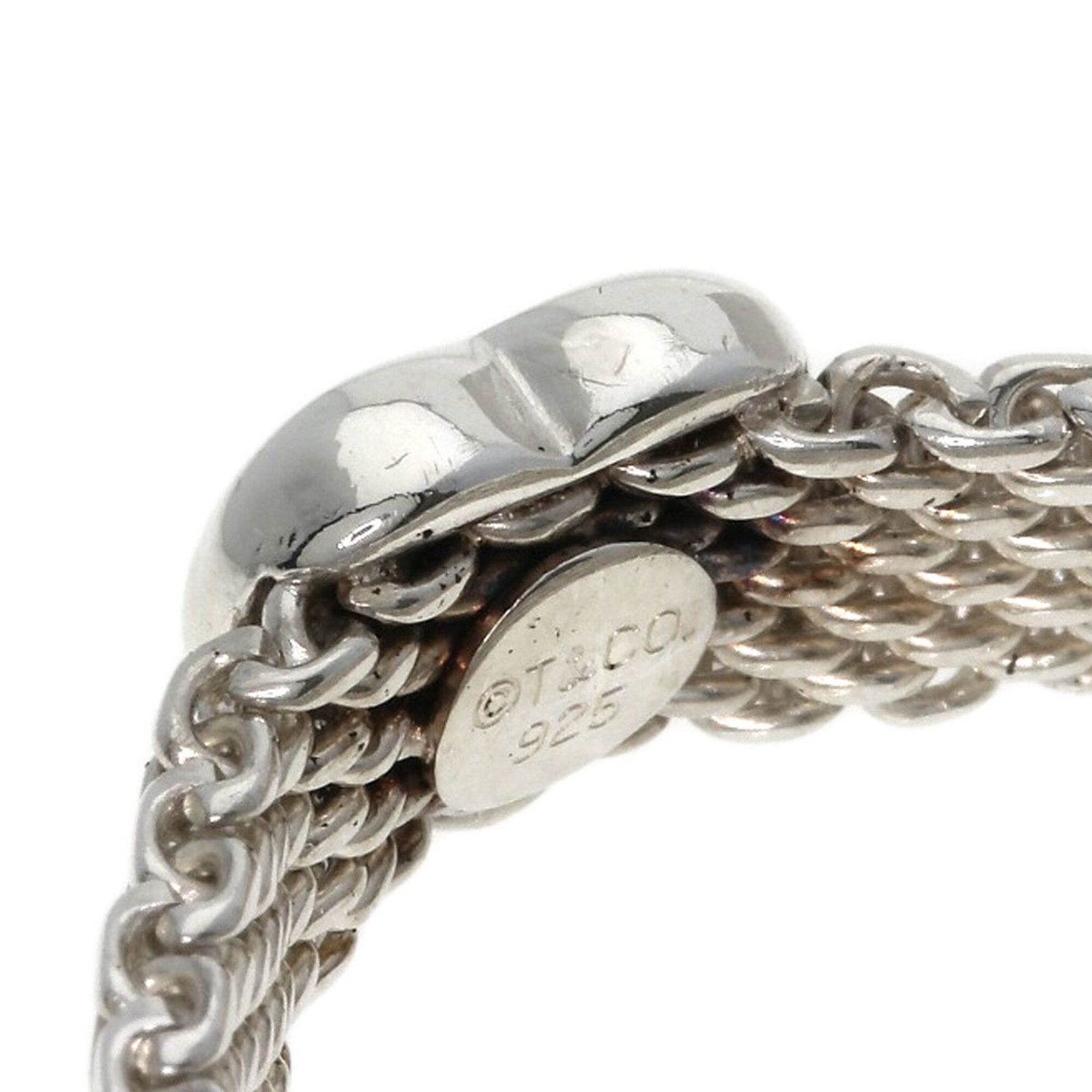 Silver Ring Tiffany Band - 9