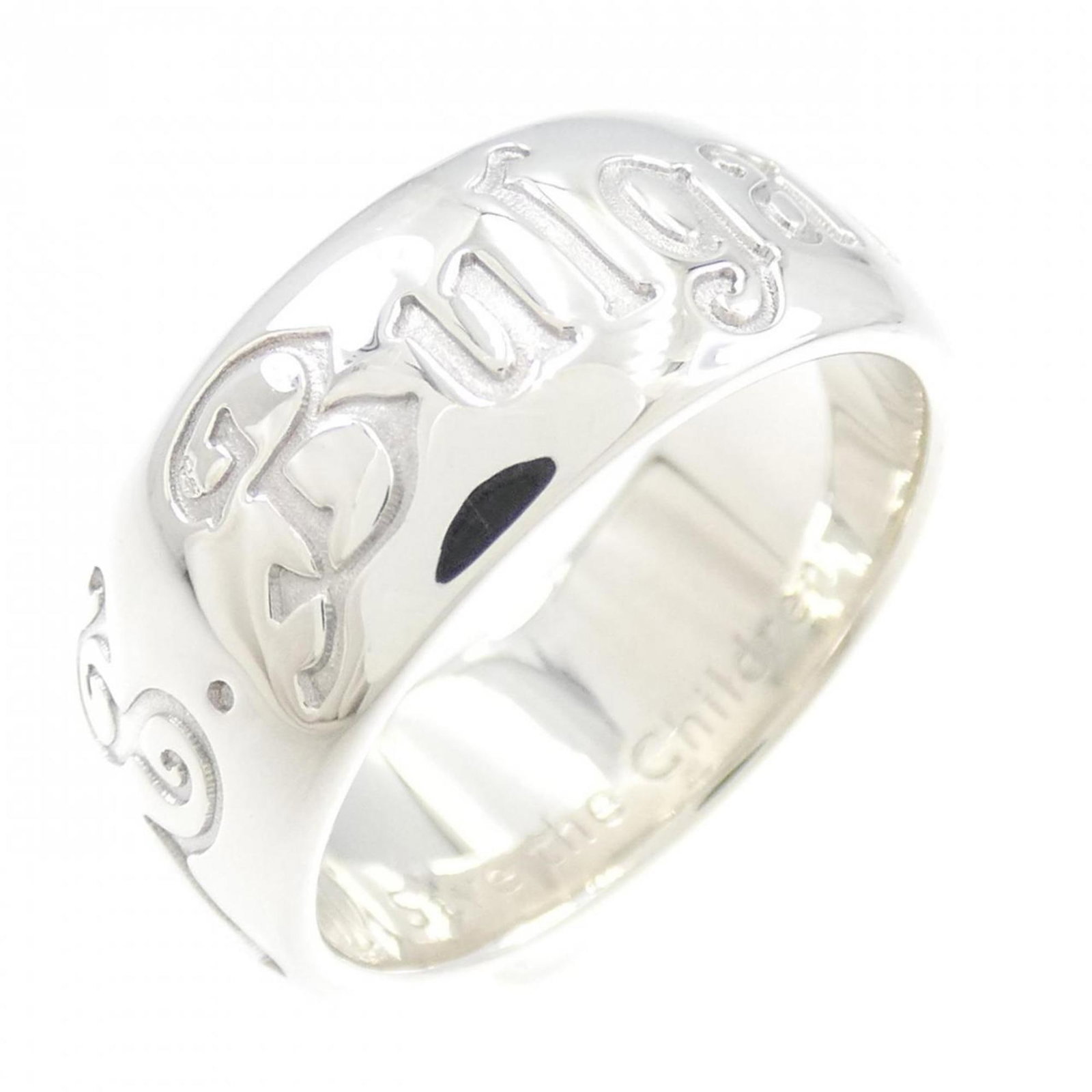 Ring Band Bvlgari Silver 925: Ring Band Bvlgari Silver 925 Silver 925 Band Ring from Bvlgari, featuring a classic design with a silver finish. This used item shows hardly any traces of usage and is in like new condition, making