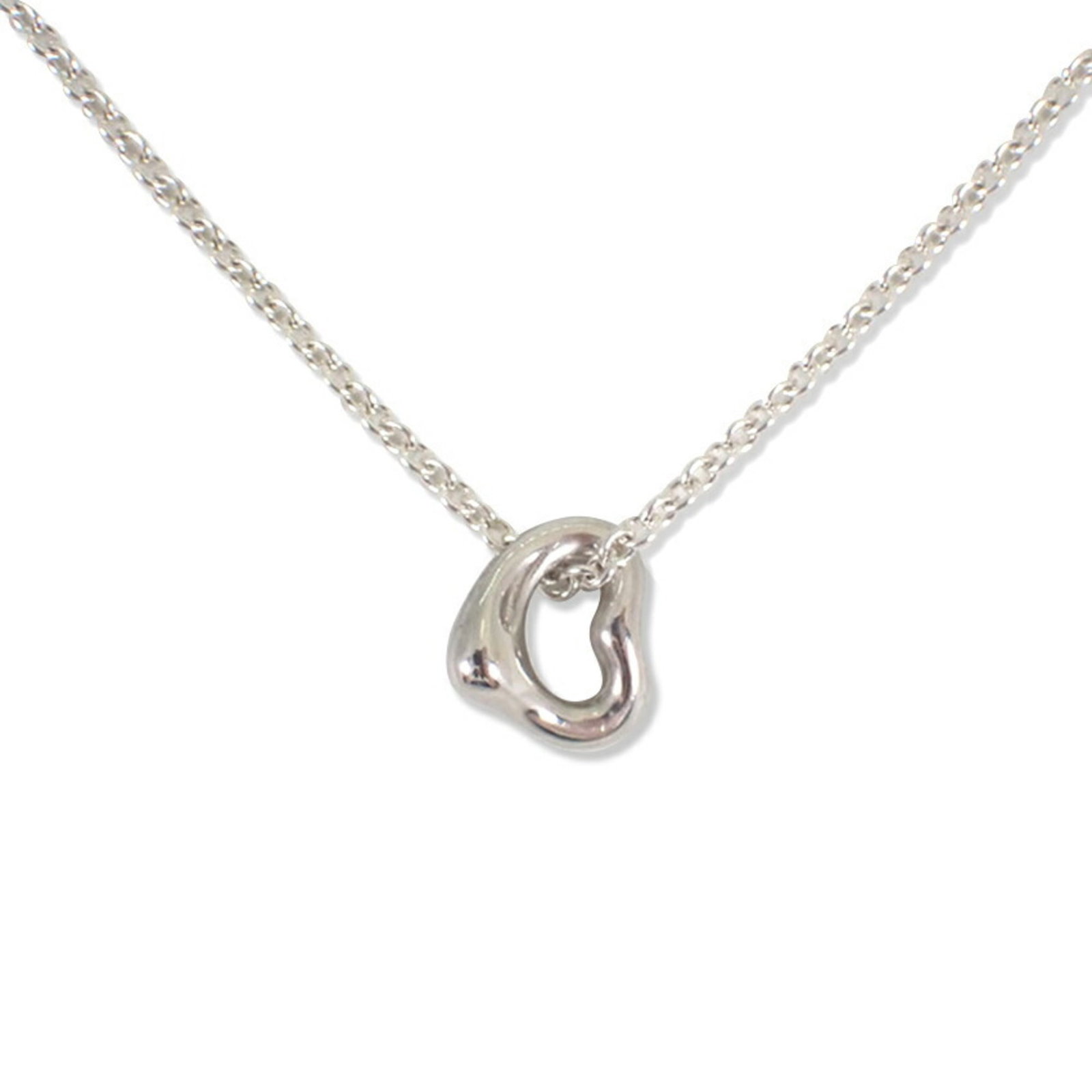 Tiffany & Co. 925 Heart Pendant Necklace: Tiffany & Co. 925 Heart Pendant Necklace Sterling silver 925 heart pendant necklace from Tiffany & Co. features a classic design with a 6.7mm x 7mm pendant, suspended from a chain that fits a neck