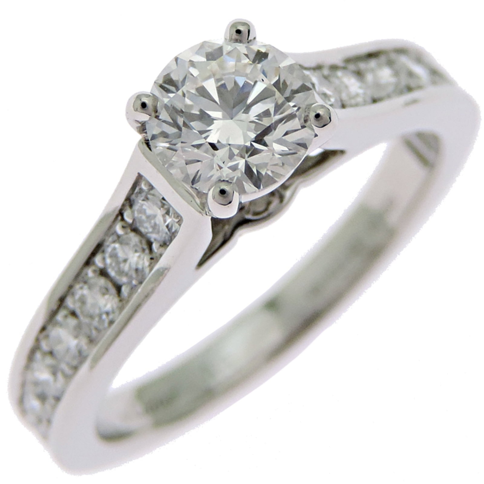 Ring Band by Platinum 950: Ring Band by Platinum 950 Made from high-quality Platinum 950, this Cartier-style Ring Band boasts a sleek and sophisticated design. With its classic style and premium material, it's a timeless