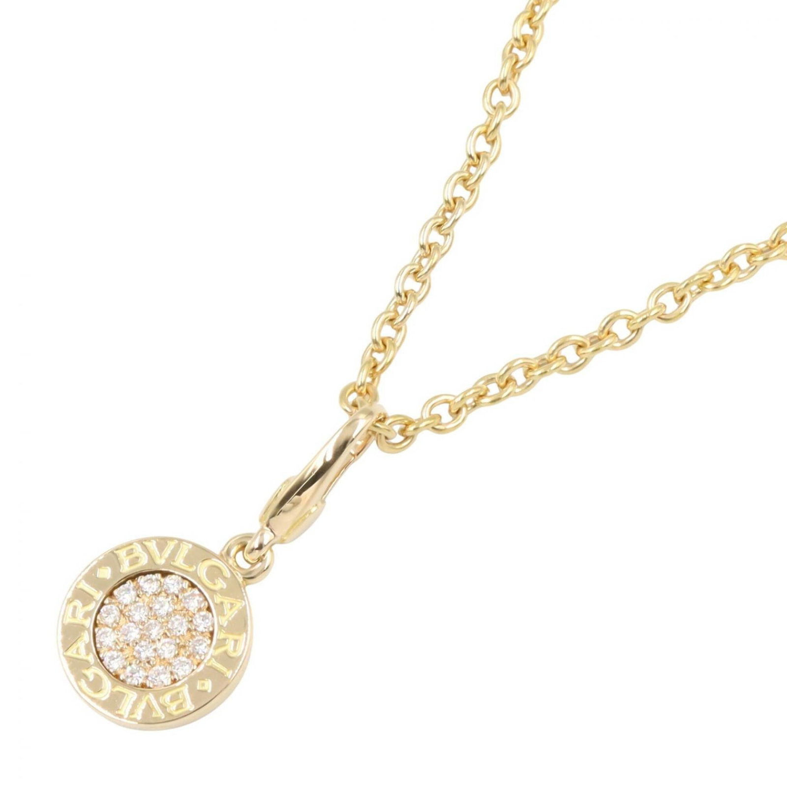 Bvlgari Diamond Necklace 18K (Yellow Gold) Women'S Gold Tone Clear Tone: Bvlgari Diamond Necklace 18K (Yellow Gold) Women'S Gold Tone Clear Tone Bvlgari's iconic diamond necklace shines in 18K yellow gold, its clear tone and subtle gold accents adding depth to the elegant 