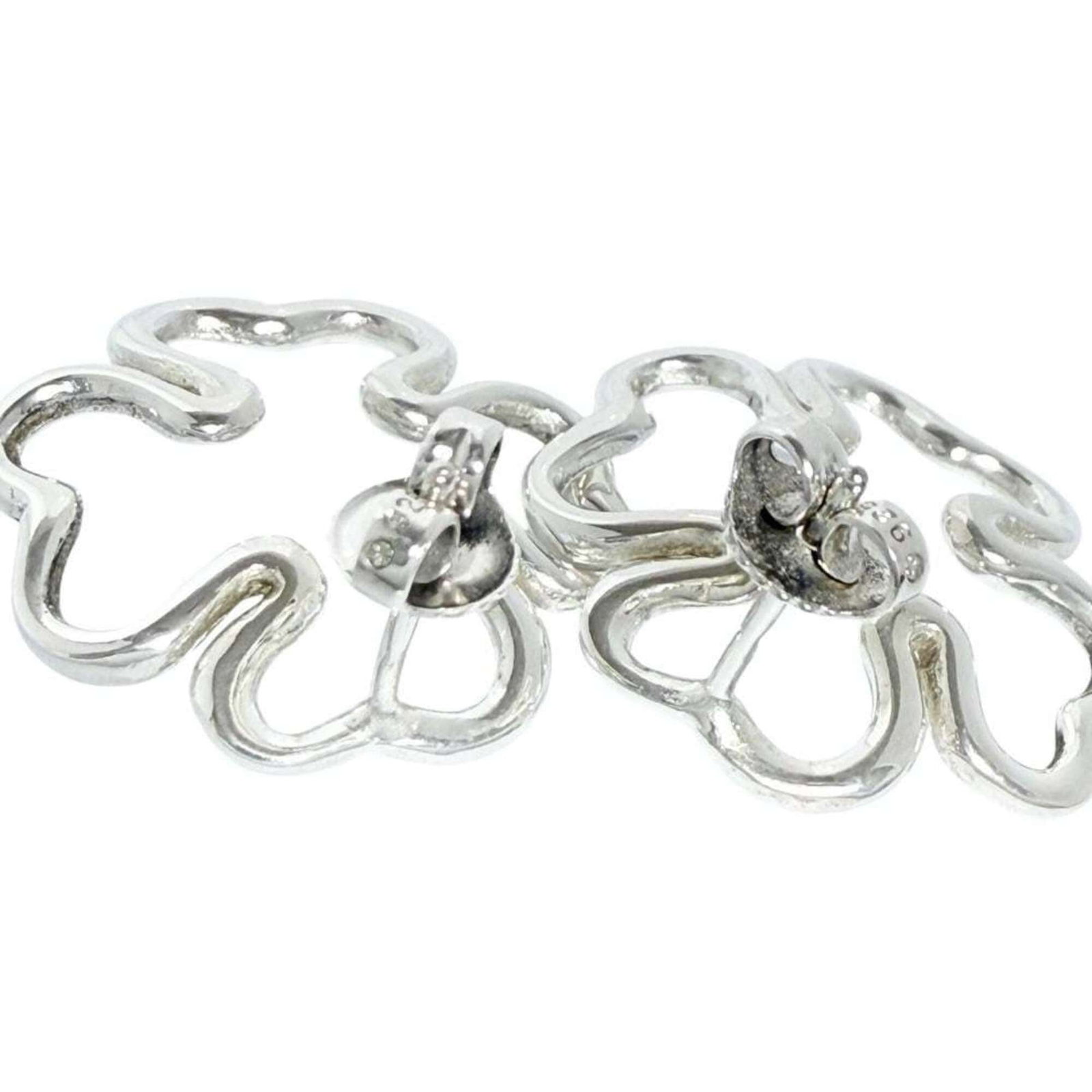 Chanel stud earrings silver 925 - 2