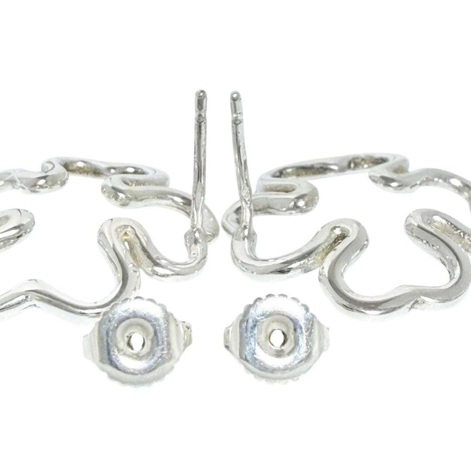 Chanel stud earrings silver 925 - 4