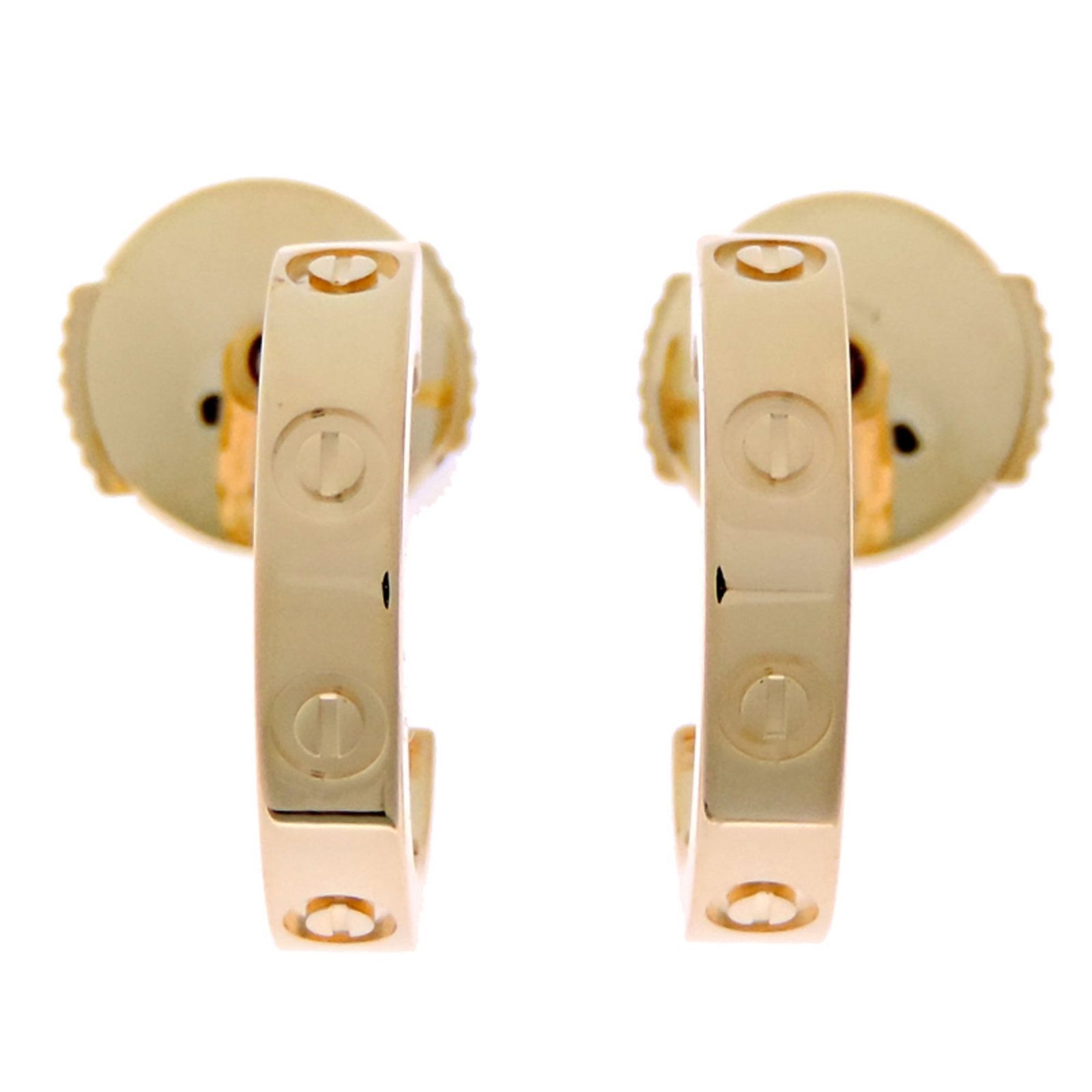 Cartier Stud Earrings Yellow Gold (18K): Cartier Stud Earrings Yellow Gold (18K) Cartier Stud Earrings in Yellow Gold (18K) feature a classic design with a subtle elegance. Made from high-quality 18K yellow gold, these stud earrings