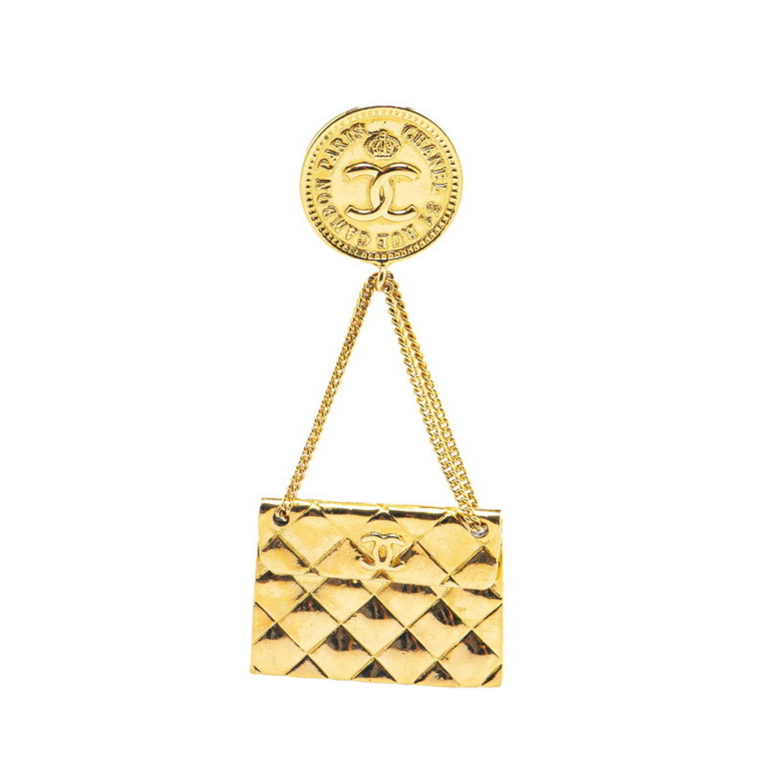 Gold Plating Brooch Chanel: Gold Plating Brooch Chanel Gold Plating Brooch Chanel - A Timeless Accessory with Character. This gold plating brooch, featuring the iconic Chanel brand, boasts a classic design that exudes elegance
