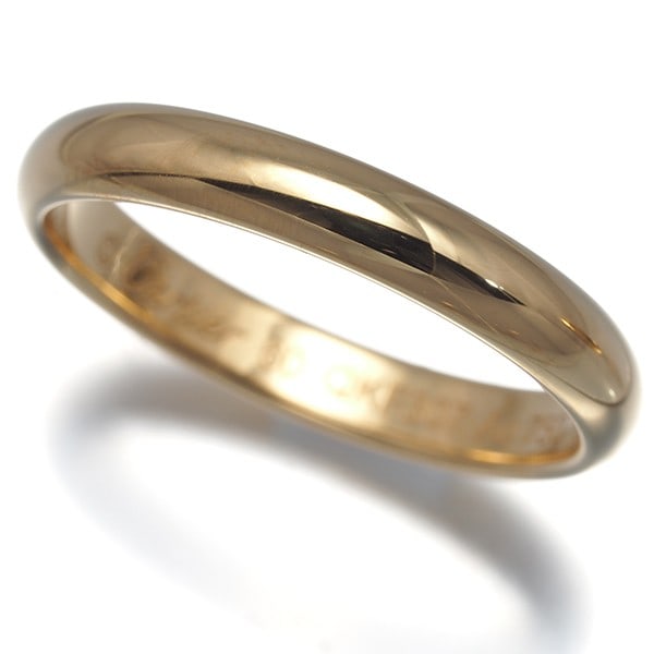 Cartier Ring 1895 Wedding Band 3.5Mm Eu60 18K 750 Yellow Gold: Cartier Ring 1895 Wedding Band 3.5Mm Eu60 18K 750 Yellow Gold Cartier's 1895 Wedding Band stands out with its elegant design and high-quality 18k yellow gold construction. The ring features a classic 