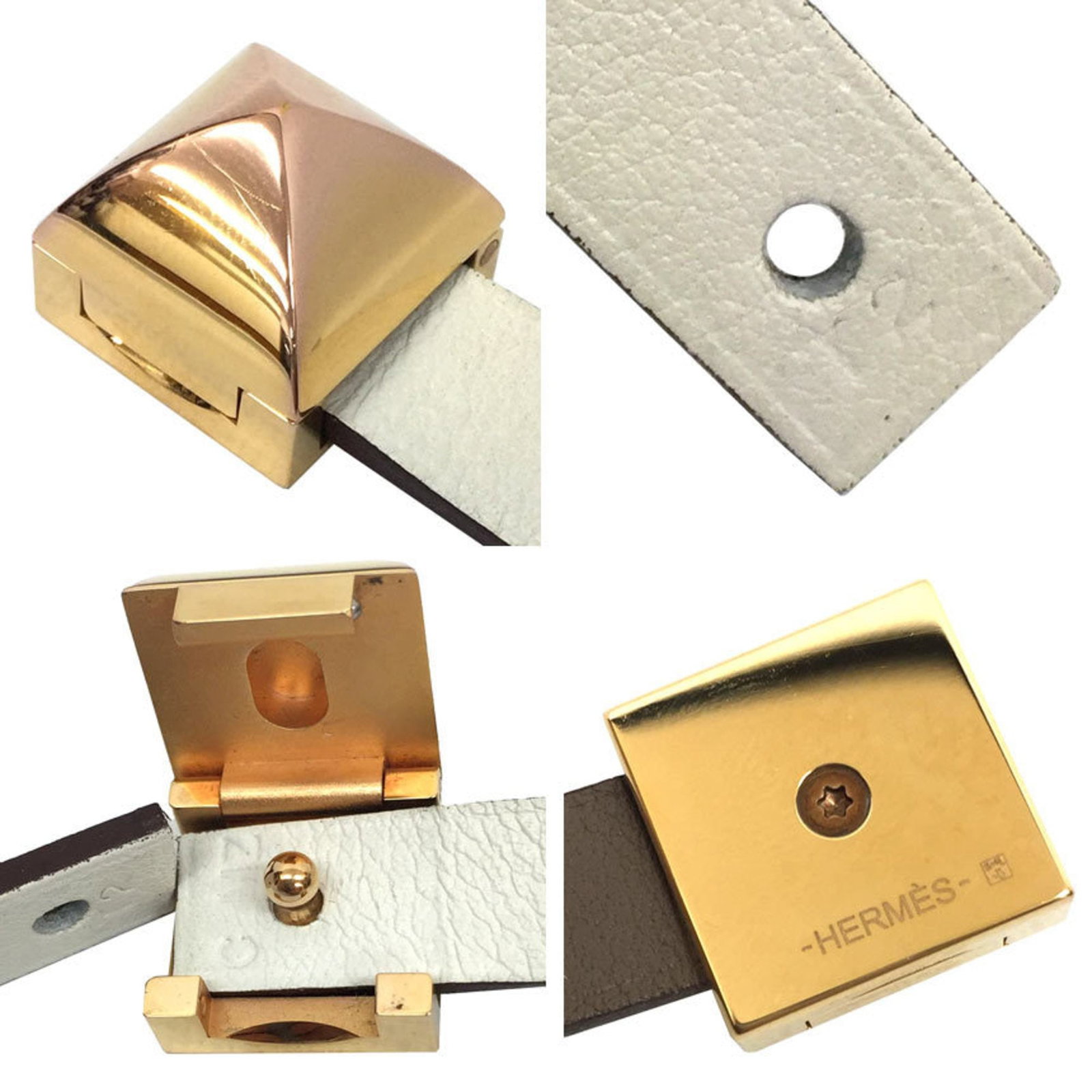 Hermes Charm Bracelet Leather - 3