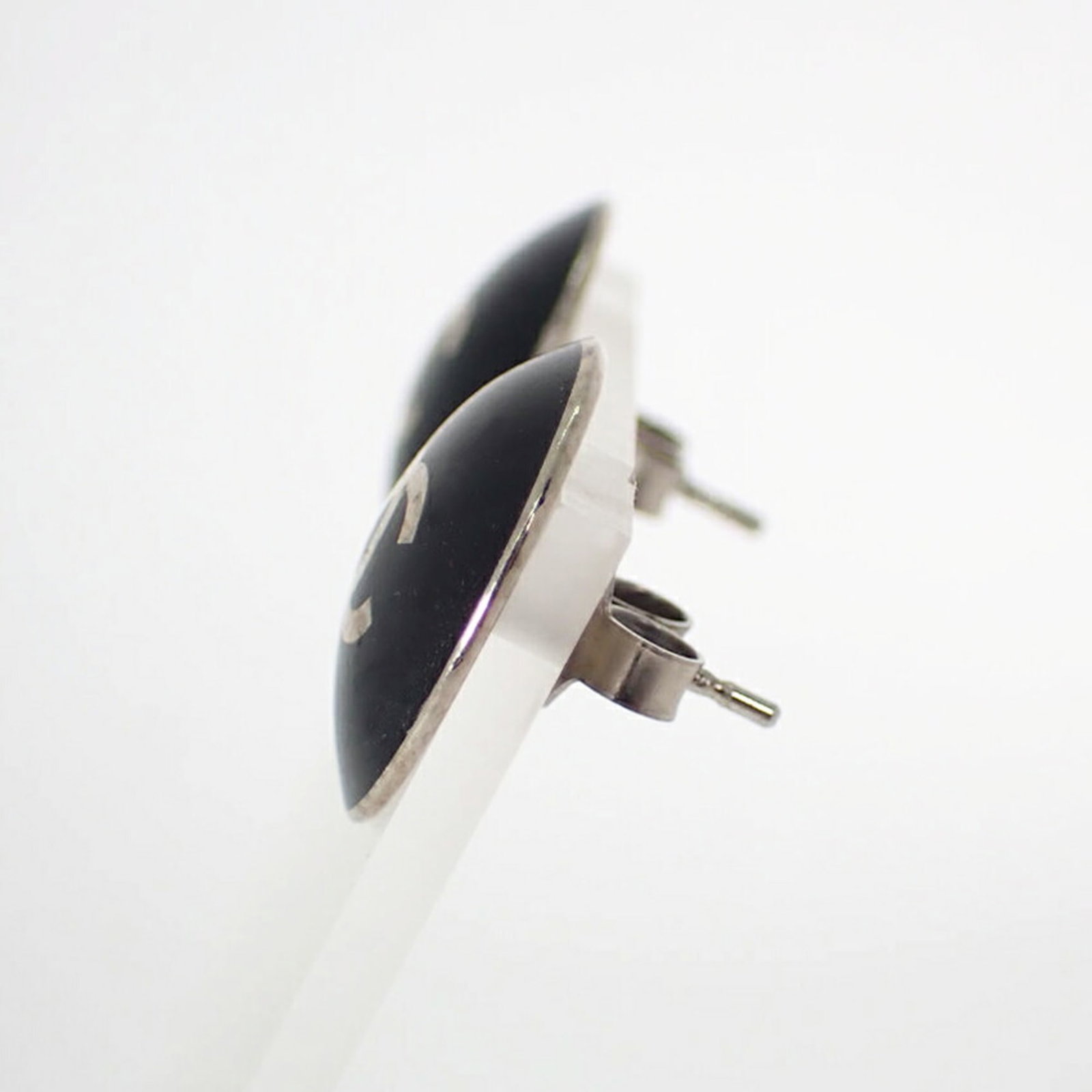 Chanel Stud Earrings Gold Plating - 6