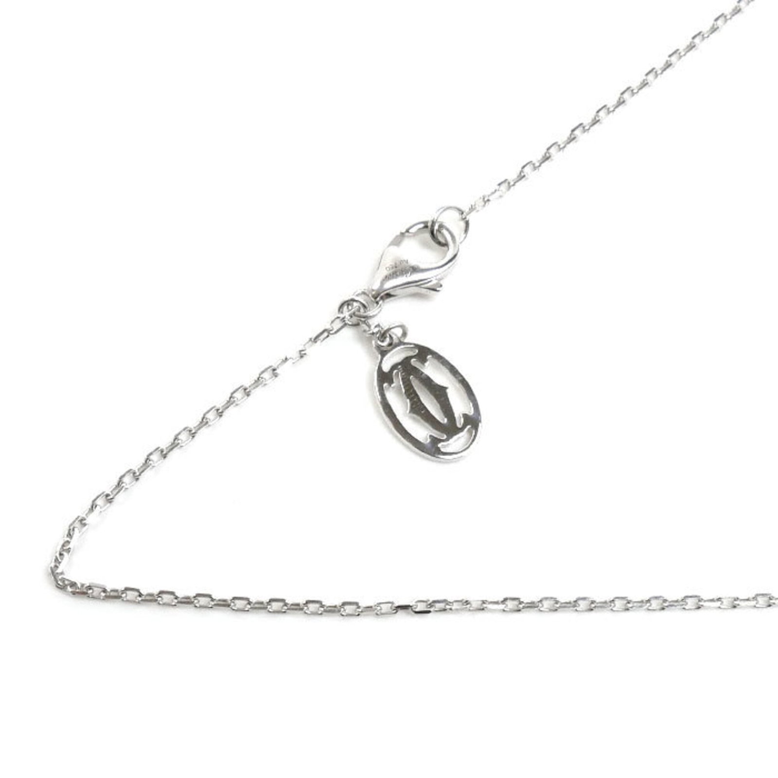 Women's necklace gold white 18kwg B7060800 38 42 46cm cartier: Women's necklace gold white 18kwg B7060800 38 42 46cm cartier Cartier's signature white gold necklace boasts elegant lines and a timeless design, available in lengths to suit various necklines. This 1